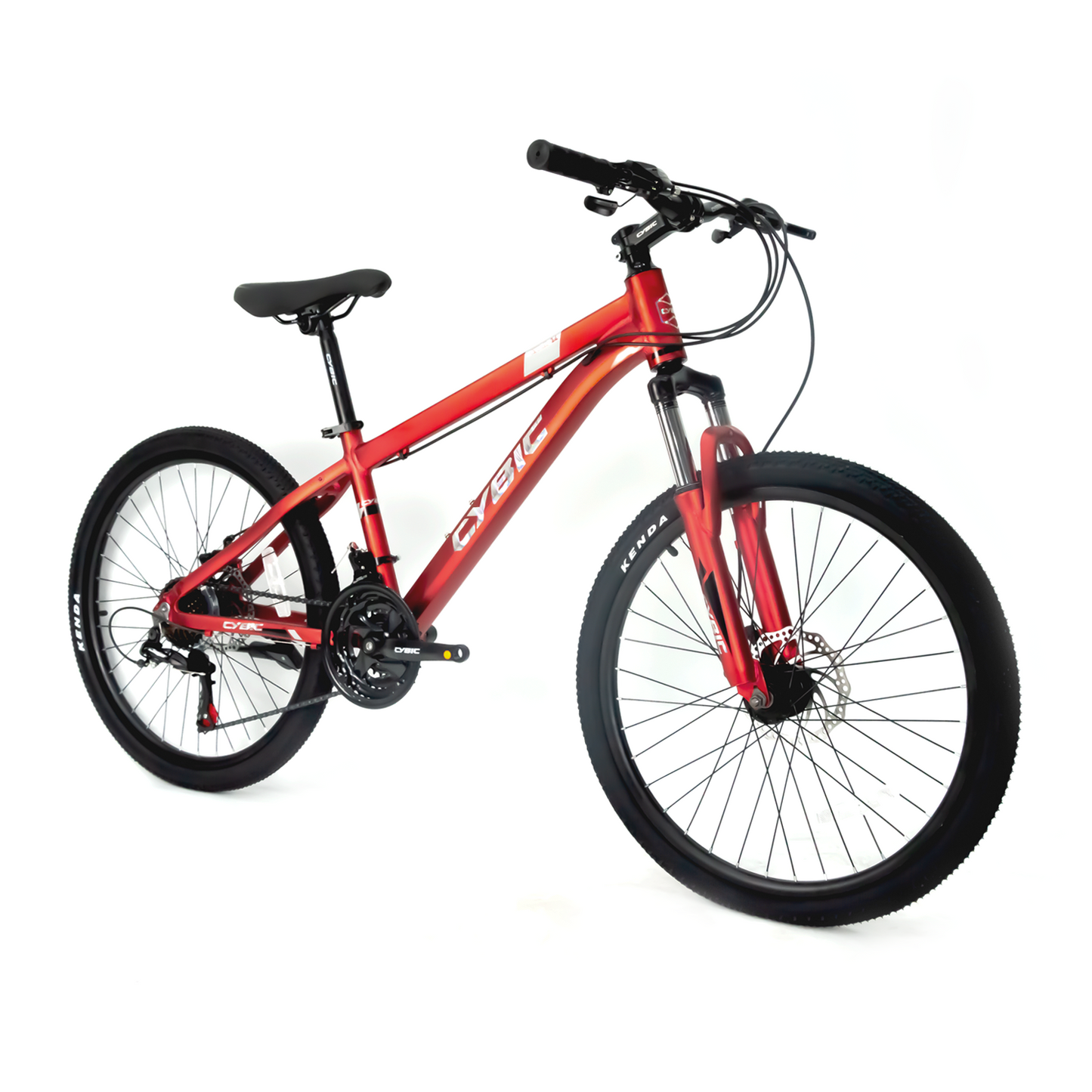 24 inch Mountain Bike for Teens, Aluminum Frame, Suspension Fork, Disc Brake, 24 inch Bicycle, Multiple Colors for Youth